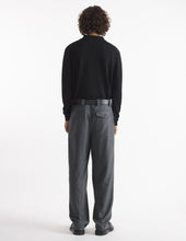 Charger l&#39;image dans la galerie, Maison Kitsuné Pull Polo Bold Fox Head Patch Black
