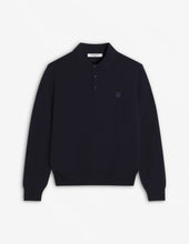 Charger l&#39;image dans la galerie, Maison Kitsuné Pull Polo Bold Fox Head Patch Ink Blue