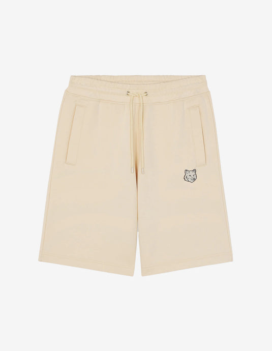 Maison Kitsuné Jog Shorts Oversize Bold Fox head Patch Paper