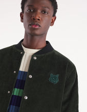 Charger l&#39;image dans la galerie, Maison Kitsuné Teddy Blouson en Velours Ranger Green
