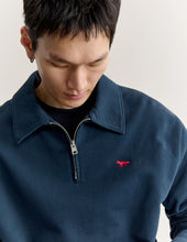 Charger l'image dans la galerie, Maison Kitsuné Sweatshirt Profile Fox Zipped Navy