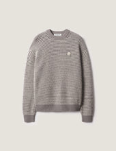 Charger l'image dans la galerie, Maison Kitsuné Pull Fox Head Waffle Stitch Comfort Moon Beige