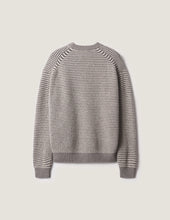 Charger l'image dans la galerie, Maison Kitsuné Pull Fox Head Waffle Stitch Comfort Moon Beige