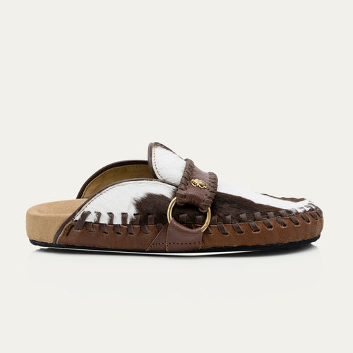 Claris Virot Mules Georgette en Cuir Rodeo