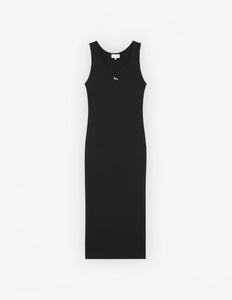 Maison Kitsuné Robe Débardeur Côtelée Black