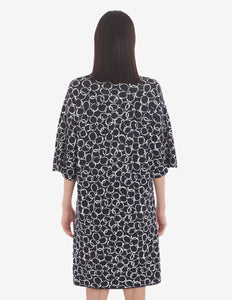 Maison Kitsuné Robe Daisy Jacquard Ink Blue