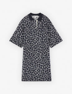 Maison Kitsuné Robe Daisy Jacquard Ink Blue