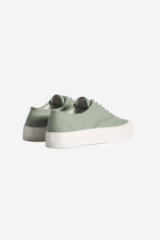 Charger l&#39;image dans la galerie, Maison Kitsuné Canvas laced sneakers Vert de Gris