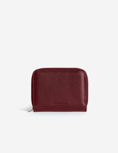Charger l&#39;image dans la galerie, Maison Kitsuné Portefeuille Profile Fox en Cuir Dark Burgundy