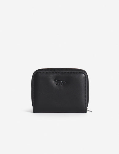 Maison Kitsuné Portefeuille Profile Fox en Cuir Black