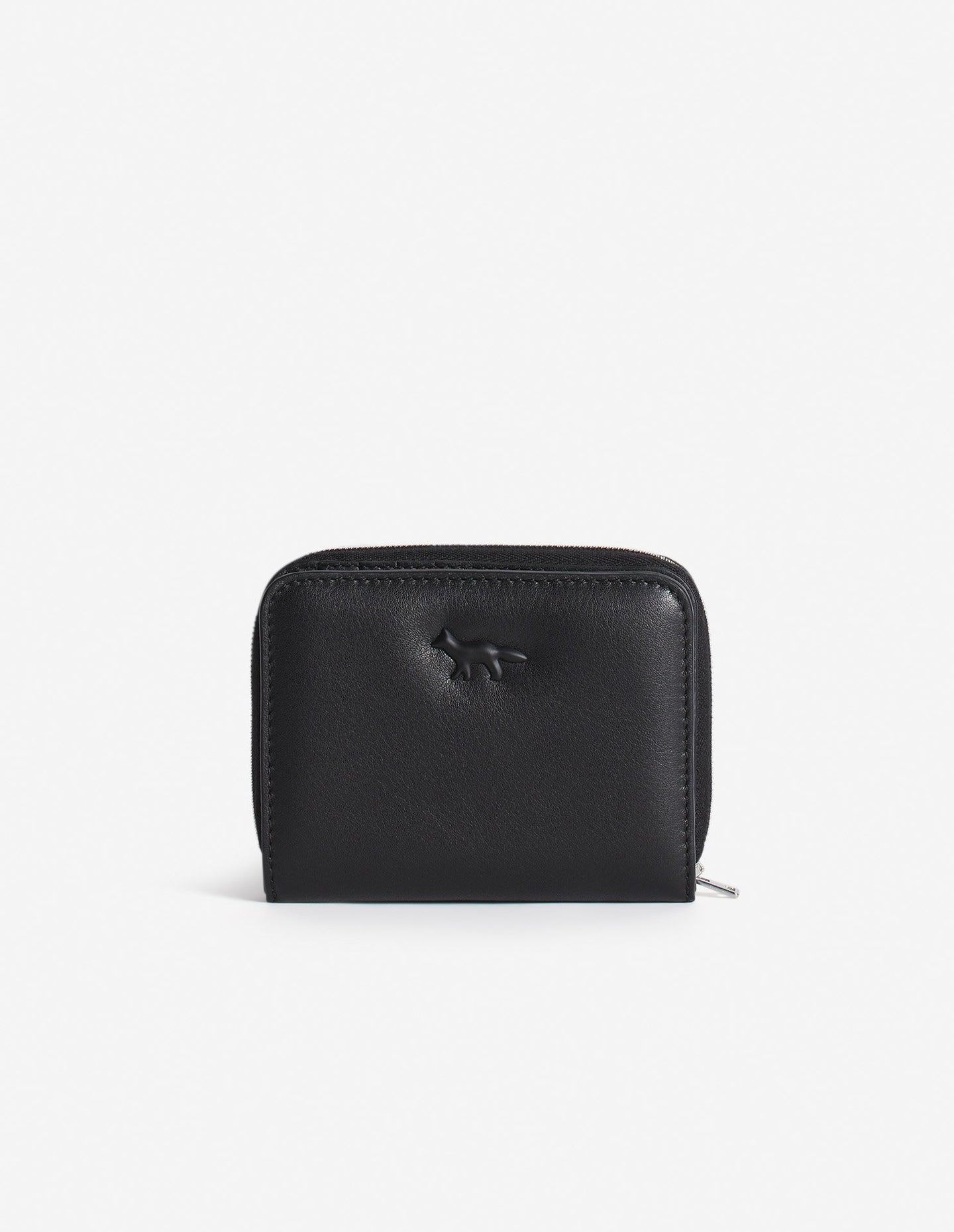 Maison Kitsuné Portefeuille Profile Fox en Cuir Black