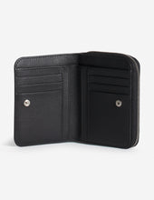 Charger l&#39;image dans la galerie, Maison Kitsuné Portefeuille Profile Fox en Cuir Black