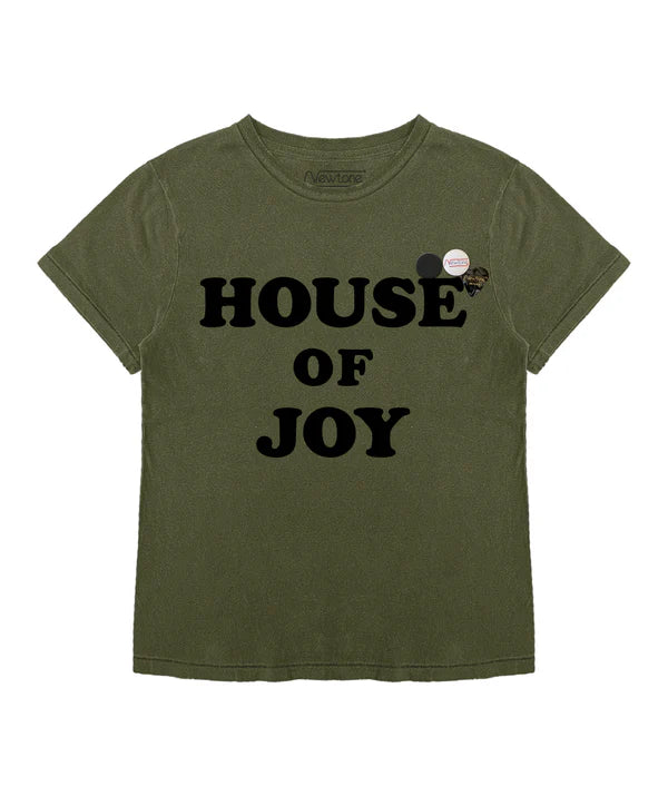 Newtone T-shirt Starlight House Kaki
