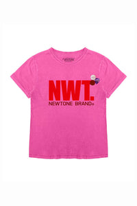Newtone T-Shirt Starlight Brand Fuschia