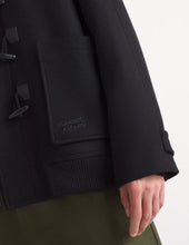 Charger l&#39;image dans la galerie, Maison Kitsuné Duffle Coat en Laine Black
