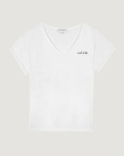 Charger l&#39;image dans la galerie, Maison Labiche T-shirt V Nuit White