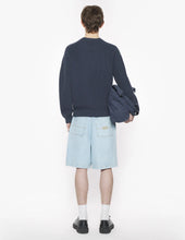 Charger l&#39;image dans la galerie, Maison Kitsuné Pull Varsity Embroidered Slate Grey