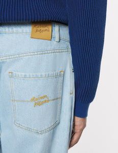 Maison Kitsuné Jean Relaxed Light Wash