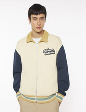 Charger l&#39;image dans la galerie, Maison Kitsuné Blouson Knitted College Rich Vanilla
