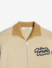 Charger l&#39;image dans la galerie, Maison Kitsuné Blouson Knitted College Rich Vanilla