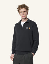 Charger l'image dans la galerie, Maison Kitsuné Sweatshirt Double Fox head Zip Comfort Anthracite