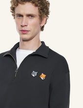 Charger l'image dans la galerie, Maison Kitsuné Sweatshirt Double Fox head Zip Comfort Anthracite
