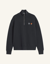 Charger l'image dans la galerie, Maison Kitsuné Sweatshirt Double Fox head Zip Comfort Anthracite