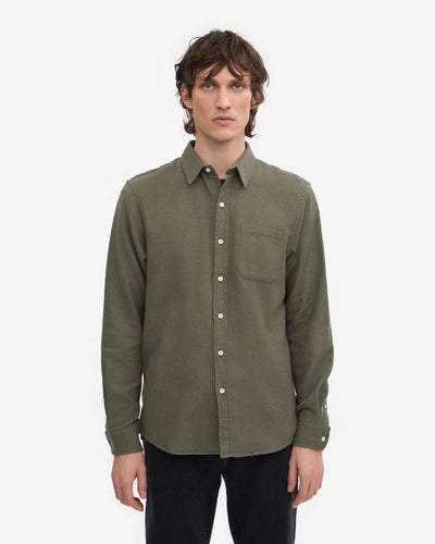 Colorful Standard Chemise Flannel Organic Dusty olive