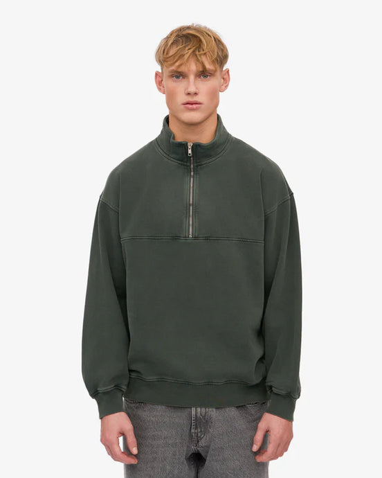 Colorful Standard Quarter Zip Midnight Forest