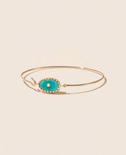 Charger l'image dans la galerie, Pascale Monvoisin Bracelet Jonc Orso Turquoise