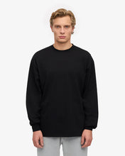 Charger l'image dans la galerie, Colorful Standard T-shirt Manches Longues Oversize Deep Black