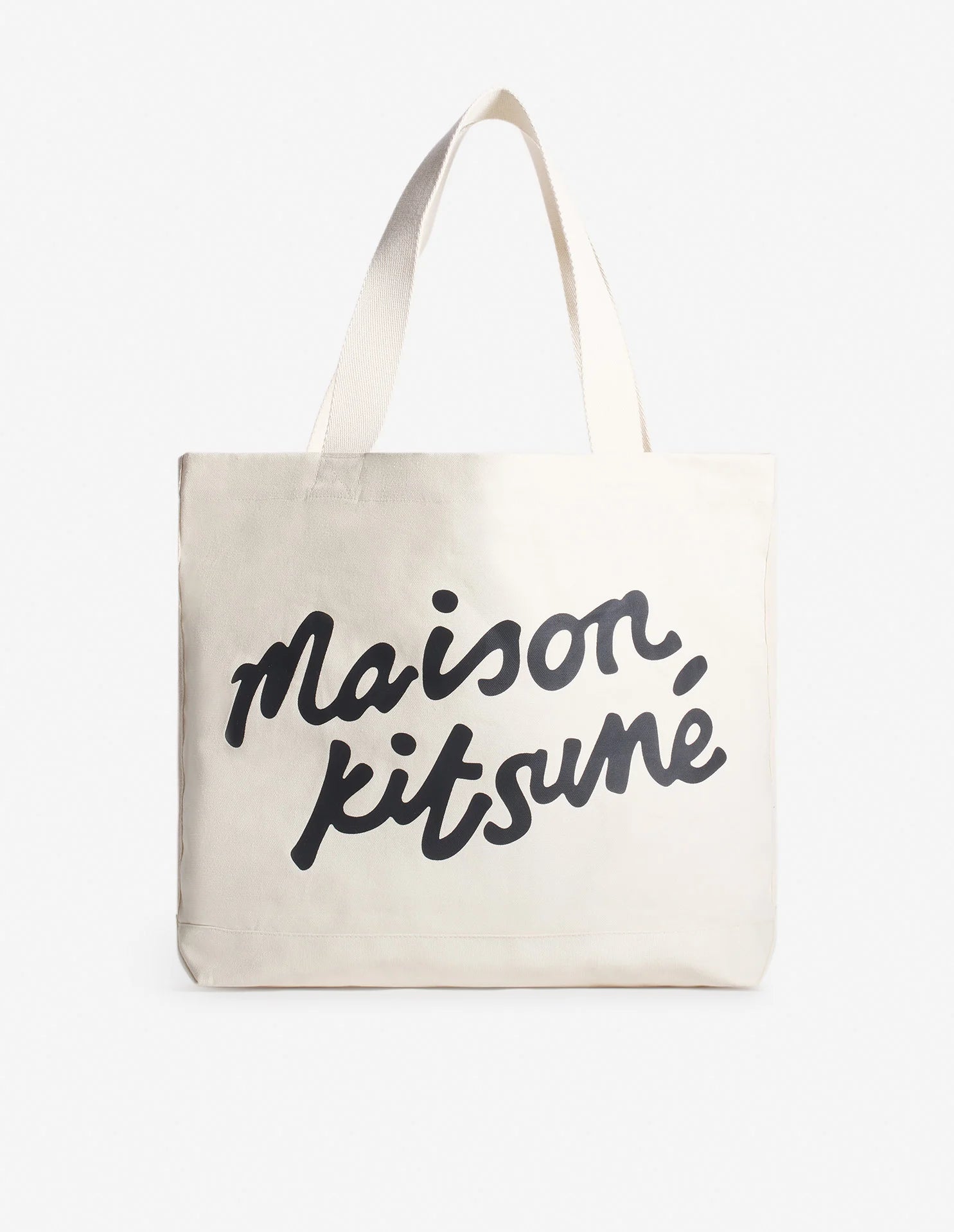 Maison Kitsuné Tote Bag Handwriting Ecru – Les Archives