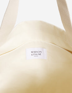 Maison Kitsuné Tote Bag Handwriting Ecru