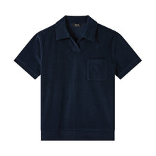 Charger l&#39;image dans la galerie, A.P.C. Polo Agustino en Eponge Dark Navy