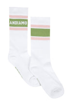 Charger l&#39;image dans la galerie, Maison Labiche Chaussettes Andiamo Unisexe Blanc