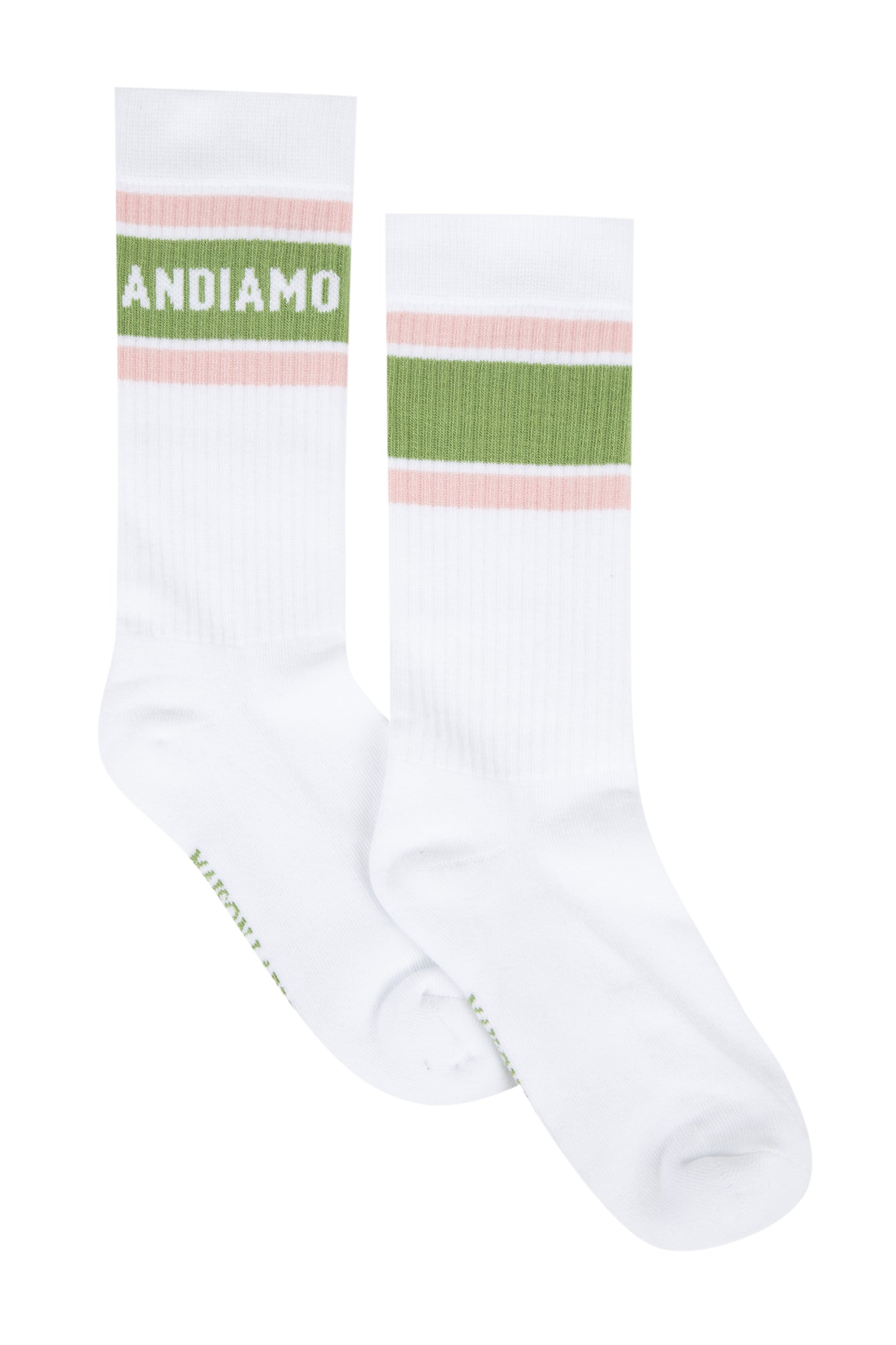 Maison Labiche Chaussettes Andiamo Unisexe Blanc