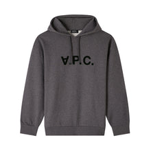 Charger l&#39;image dans la galerie, A.P.C. Hoodie Milo Gris chine