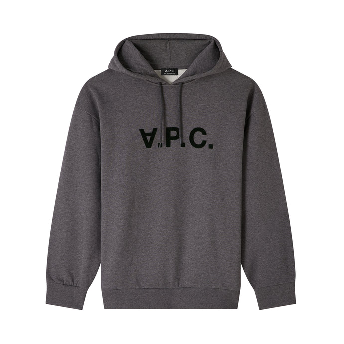 A.P.C. Hoodie Milo Gris chine