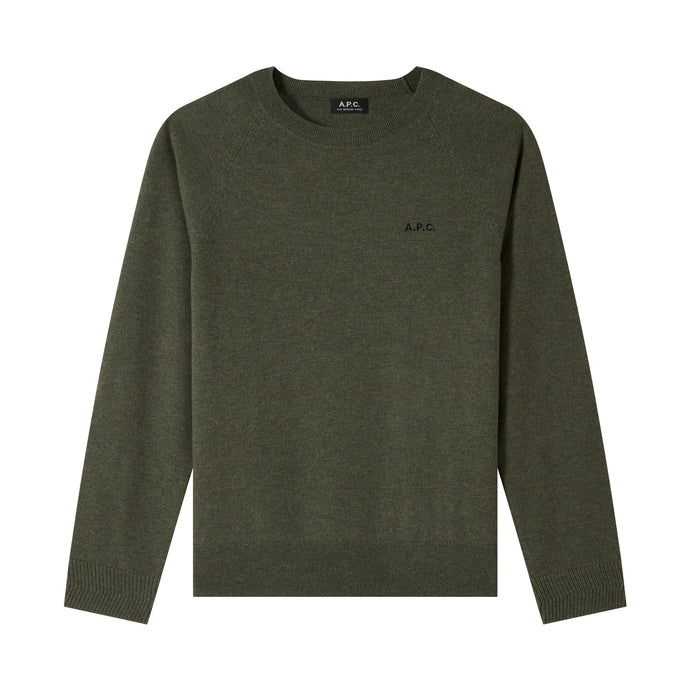 A.P.C. Pull Elie en Laine Kaki