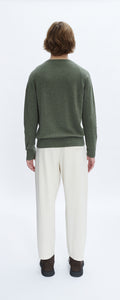 A.P.C. Pull Elie en Laine Kaki