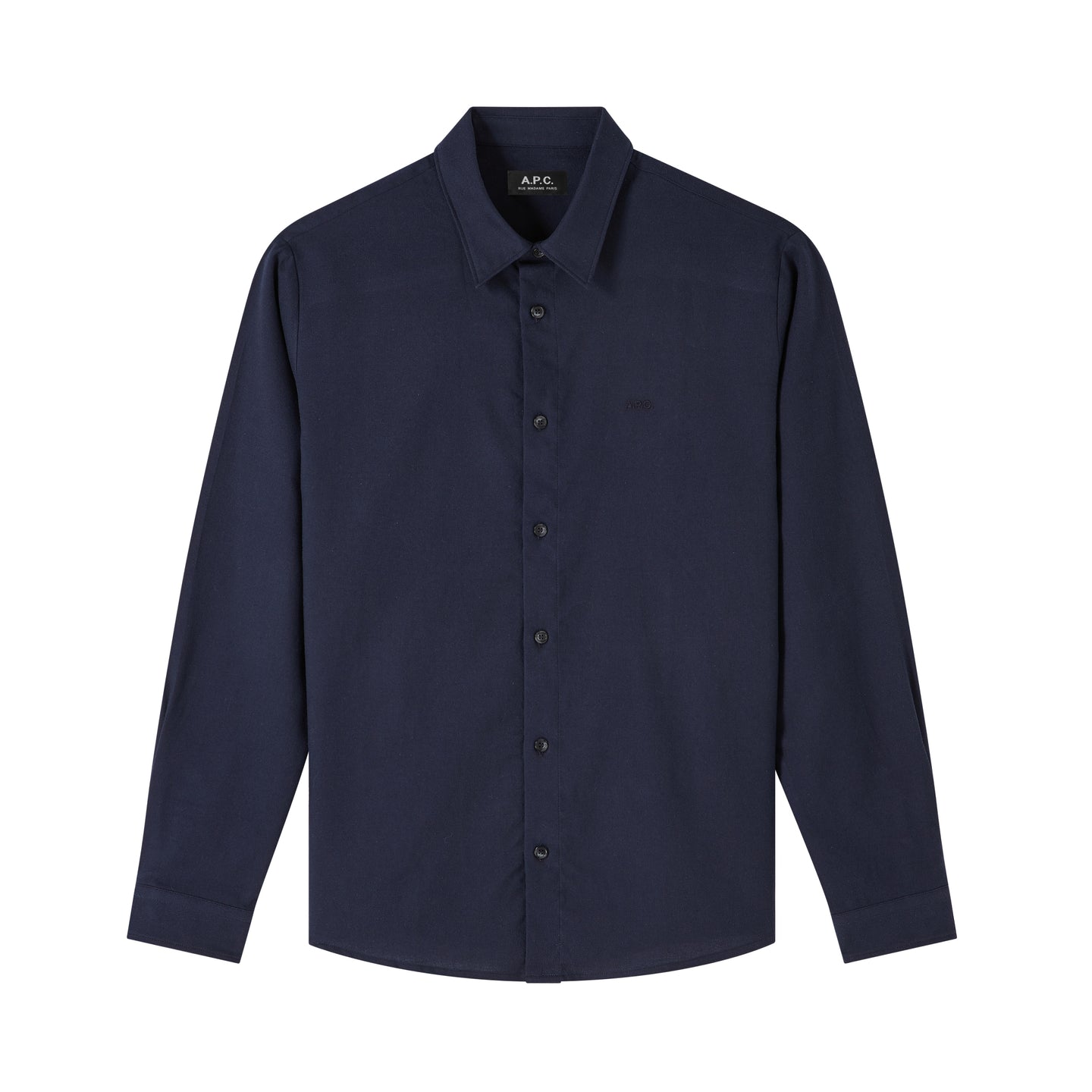 A.P.C. Chemise Vincent en Flanelle Dark navy