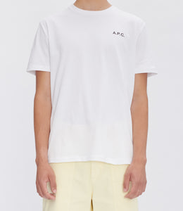A.P.C. T-Shirt Wave Blanc