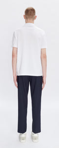 A.P.C. Polo Carter Logo Blanc