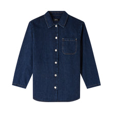 Charger l&#39;image dans la galerie, A.P.C. Veste Laguna en Denim Indigo