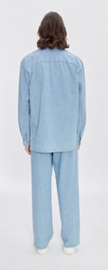 A.P.C. Chemise Math Bleu ciel