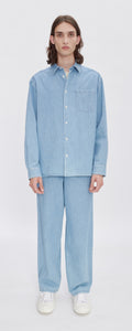 A.P.C. Chemise Math Bleu ciel