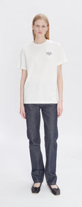 A.P.C. T-Shirt Standard Rue Madame White Dark Navy