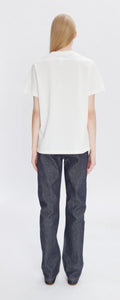 A.P.C. T-Shirt Standard Rue Madame White Dark Navy