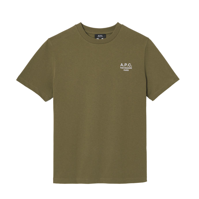 A.P.C. T-Shirt Standard Rue Madame Kaki