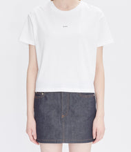 Charger l&#39;image dans la galerie, A.P.C. T-Shirt Boxy Logo White Black